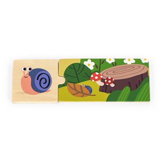 Puzzel set - Wie is waar thuis?